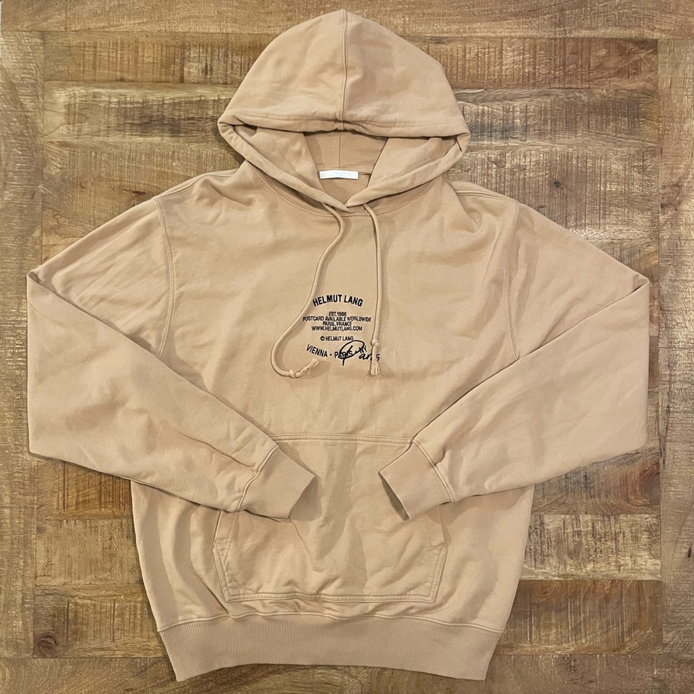 Helmut Lang Paris Graphic Hoodie Sweatshirt